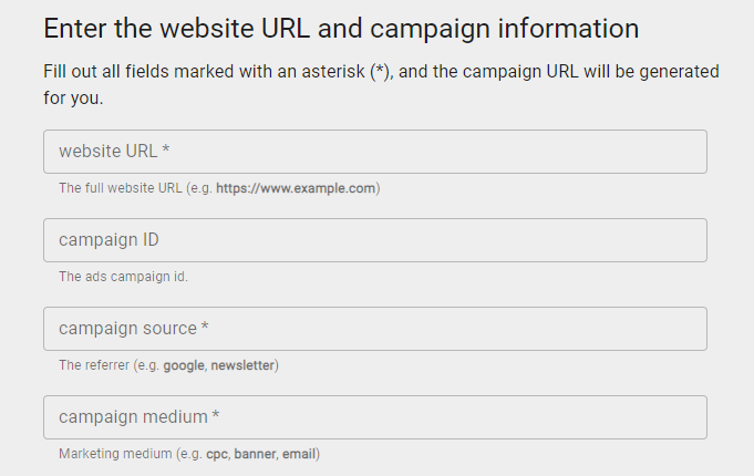 Building UTM Codes using Google Analytics