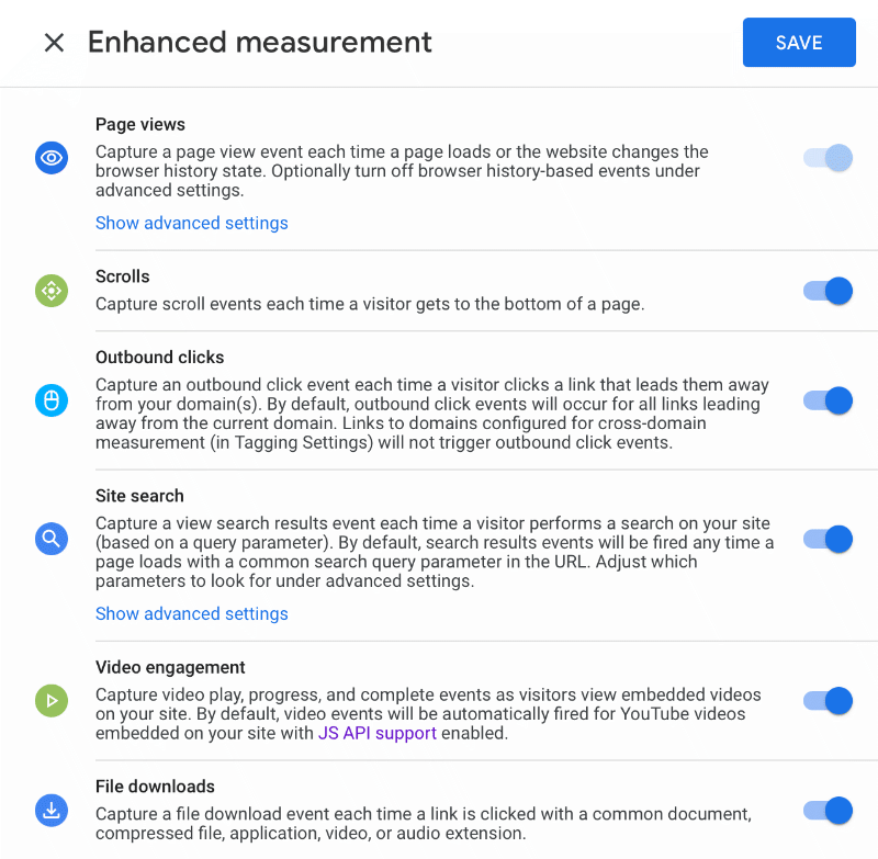 Setting up External link tracking on Google Analytics